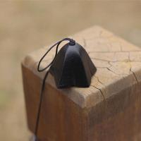 南部铸铁风铃日本金属铃铛挂饰音色悠扬 纯黑龙胆花