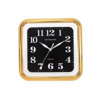 经典老式静音挂钟怀旧钟表送老人家的石英钟低价挂表 1369黑底金边透明(29.5厘米)