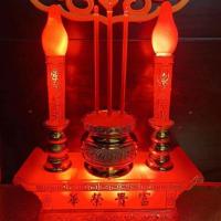 免换灯泡 LED富贵烛台插电式电香炉蜡烛财神灯供佛拜神观音供灯 大号 富贵32厘米(耐用LED电路板