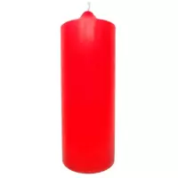 大号红蜡烛/粗蜡烛/普通蜡烛/家用照明蜡烛红白黄蜡烛大圆柱蜡烛 红色1支 直径7.5cm高度30cm