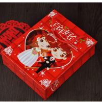 20个装婚庆喜事结婚回礼袋子喜糖礼盒礼品回礼包装袋手提袋红色袋 长17侧宽6.5高21.5 50个装