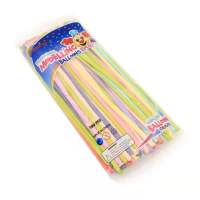 加厚马卡龙色260长条魔术气球儿童卡通装饰造型编花样长汽球送礼 马卡龙长条200只+100笑脸 带气筒