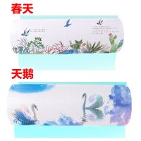 空调挡风板防直吹防风罩导遮风板出风口档冷气婴儿月子通用空调板 [ 2个时尚款]春天来了+天鹅