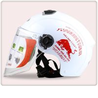 电动车头盔灰女夏季防晒电瓶车安全帽男四季通用可爱成人哈雷半盔 998白色(配长白)