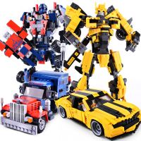 兼容乐高积木幻影忍者城市警察男孩拼装益智儿童玩具10-12岁变形 擎天柱+大黄峰