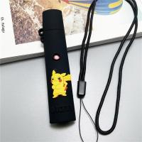 魔笛C保护套魔笛电子器烟杆硅胶套motiC保护壳防摔一代三代通用 黑色皮卡丘+挂链