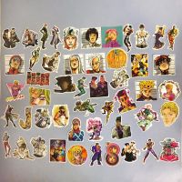 50张日漫JOJO的奇妙冒险卡通涂鸦行李箱笔记本吉他汽车防水贴纸 50张JOJOA(4-7厘米)