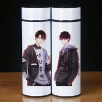 伪装学渣保温杯 动漫水杯子 贺朝 谢俞 二次元定制304内胆保温瓶 伪装1 500ml(显温款)