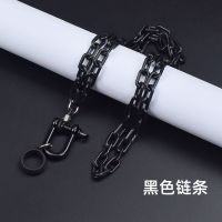 relx悦刻挂绳挂链五代幻影柚子丫ooz电子点烟挂脖项链悦客锁链ins 黑色工业链