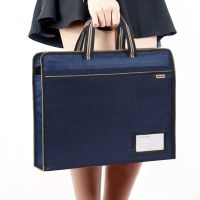 文件袋手提包A4大容量资料袋拉链多层支持定制logo商务会议公文包 8620加宽加厚加内里