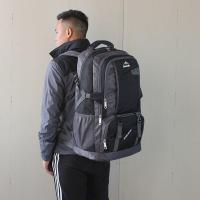 80L大容量防水减负双肩户外大旅游背包男长途行李衣服学生校书包 黑色