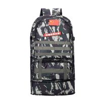 户外登山包双肩男女大容量旅行包徒步包迷彩背囊男70升防水 活着丛林迷彩[高70厘米]