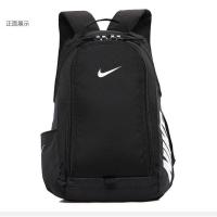 新潮牌双肩包校园学生大容量书包男女运动旅游健身包多功能电脑包 新款黑银