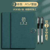 现金日记账本手帐明细账家庭生活日常开支理财笔记本懒人流水账簿 A5墨蓝/2本装400页/送2支笔