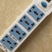 插座大孔圆孔大万能插排插座方孔带线港版三角孔英式标美标插板 8插位二十孔 4.3m