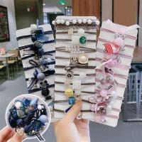 韩国头绳女儿童发饰橡皮筋女童高质量不伤发扎头发绳公主可爱皮套 27#珍珠三色三套装