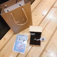 S925莫桑石钻戒气质经典六爪1克拉戒指女士结婚微镶钻石银饰气质 戒指+盒子+袋子