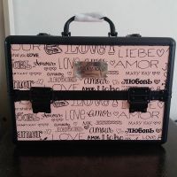 化妆箱起步粉色化妆箱彩妆箱美甲工具箱大容量首饰盒