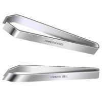 拔毛器猪毛夹子 不锈钢镊子去鸡毛鸭毛挑鱼刺除毛器家用拔毛神器 [斜口+平口]拔毛夹共2个