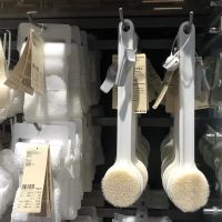 日本MUJI无印良品洗澡刷长柄软毛沐浴刷搓背刷后背去角质神器搓澡 白 专柜 两只装