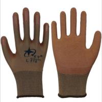 12双红宇l309 舒适柔软防滑彩尼龙乳胶发泡手套 24双星宇咖啡色(L578) S