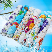 贝壳卡通浴室防滑垫 儿童洗澡垫淋浴缸脚垫带吸盘浴室卫生间地垫 彩色随机38cm*68cm