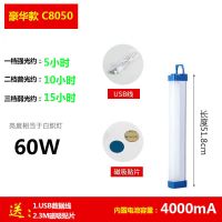 led充电灯应急家用野营户外帐篷夜市地摊便携USB宿舍床头酷毙神灯 豪华款C8050