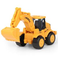 抖音儿童玩具车男生日礼物惯性车小孩挖掘机玩具3 6岁批发网红款 挖掘工程车[礼盒版]