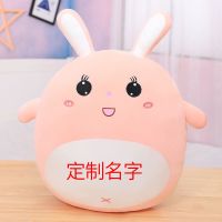 兔子毛绒玩具抱枕ins布娃娃女孩可爱玩偶公仔少女心生日礼物女生 定制表情兔微笑版 95厘米[随机送45厘米小号]