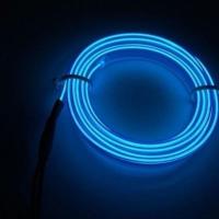 汽车装饰氛围灯LED冷光线车内改装灯四门中控仪表台内饰改装灯条 蓝色 四个车门➕中控