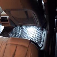 奥迪脚灯A4LA5A6LQ5Q7改装专用插针款脚底氛围灯脚窝灯 纯白光单个