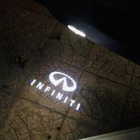 英菲尼迪迎宾灯q50l q70l qx60 qx50 G25改装饰车门投影灯氛围灯 Q70L 高清不褪色 原车标 四只价