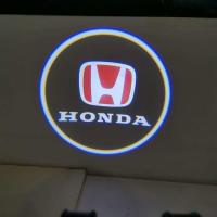 雅阁十代迎宾灯车标七代八代九代半投影氛围车门灯车内饰装饰 高亮纳米不褪色 本田红标 单个价 十代雅阁门灯亮才可以用