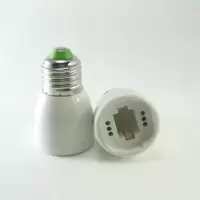 E27 转G24头适配器转换灯头灯座led 节能灯泡灯座插座转化头高 E27 转G24头
