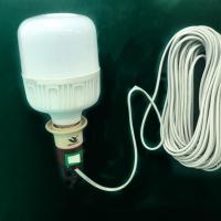 螺口灯头带线开关LED灯泡节能灯灯座延长线E27插头悬吊式 促销买二发三8米线带30W灯泡