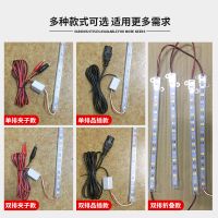 12伏直流防水低压生鲜水果灯卤味灯具夜市摆摊适用长条车载led灯 品插红黄双排熟食专用灯条 2.4米(2条1.2米折叠款