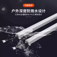 LED线条灯轮廓灯景观灯护栏管跑马灯七彩户外防水霓虹灯广告灯管 无缝对接3027内控七彩-220V 0.7