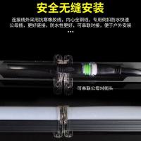 led护栏管数码管定制七彩户外防水铝材线条广告门头霓虹跑马灯管 24V超亮新款无缝七彩3cm[外控] 0..35米