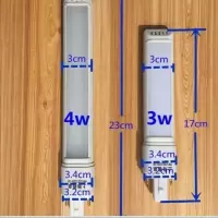 LED一体化节能灯管台灯护眼两针双针插式浴霸灯管3W-5W 4w灯管