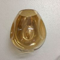 玻璃灯罩配件分子灯琥珀/烟灰/渐变蓝色/透明灯罩魔豆灯系列单个 分子灯罩琥珀色