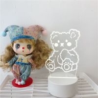 可爱生日礼物女生闺蜜创意送女友ins学生姐妹特别实用男情侣礼品 坐着熊-三色小夜灯 可爱包装