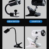 乌龟晒背灯uvb灯全光谱太阳灯加温灯宠物加热灯泡uva晒龟灯陆龟灯 黑色灯架(调频开关)+2个灯泡 收藏送龟粮+小胖温度