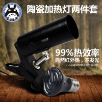 乌龟晒背灯太阳灯龟灯乌龟缸爬宠陆龟蜥蜴多角度加热保温灯 陶瓷加热灯两件套