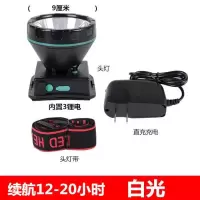 3000米头灯强光可充电超亮远射头戴手电钓鱼灯防水锂电矿灯探照灯 加大加亮版白光三锂电8016款