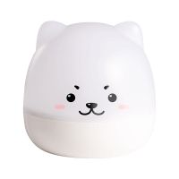 星空投影仪小夜灯创意礼物少女心儿童房间卧室床头音乐灯不插电 呆萌汪 充电八音盒款