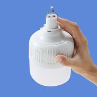 停电应急家用usb充电灯泡超亮多功能防水夜市摆摊灯户外线照明 灯泡+USB数据线+吊钩 超500w超强曝光(至尊款)