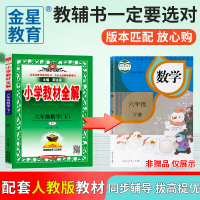 2021新版小学教材全解六年级下册数学人教版部编版小学6年级数学书课本同步详解全解全析课时辅导资料七彩状元课堂教材解读