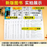 备考2021年6月六级英语真题试卷 大学英语cet6级历年真题超详解四六级模拟复习资料题2021版词汇书单词阅读听力写作