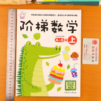 儿童阶梯数学2-3-4-5-6岁 幼儿园小班大班教材左右脑开发益智力书 2-3岁上下册(2本)