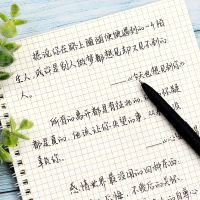 字帖女生字体练字漂亮大学生清秀练字本成年手写行书临摹神器速成21天成人行楷练字帖贴霸气练习写字网红硬笔书法奶酪体